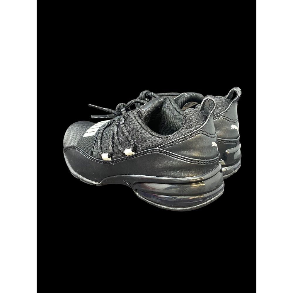 PUMA Cell Regulate PS Toddler - Youth Running Shoes Size 2C‎ Black White NIB - Picture 5 of 9